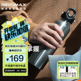 REVOMAX瑞虎保温水杯男士办公室水杯锐虎304不锈钢保冷杯太空灰592ml