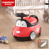 世纪宝贝（babyhood）儿童马桶座便器男女宝宝小马桶婴儿便盆尿盆卡通玩具家用1-3岁 齐红色（赠清洁袋）