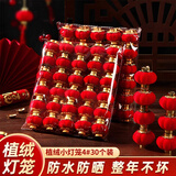 多美忆小灯笼挂件红灯笼串新年装饰春节灯笼马年2026过年阳台商场户外