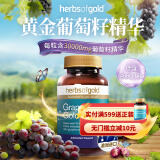 和丽康（Herbs of Gold）美白丸葡萄籽胶囊烟酰胺精华片原花青素OPC美白内调维生素ce片 120粒/瓶