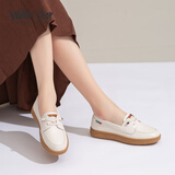 Walker Shop奥卡索复古小白鞋女鞋春夏休闲德训鞋女士运动休闲板鞋女V141002