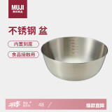 无印良品（MUJI）不锈钢 盆/M 餐具 家用和面盆洗菜盆沙拉拌菜淘米盆