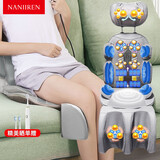倍呵颈椎按摩器按摩垫全身躺垫颈部腰部背部按摩靠垫肩膀脖子按摩仪 父亲节礼物实用送爸爸中年高档 生日礼物送母亲妈妈老公老婆长辈老人男士按摩靠椅家用