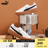 彪马（PUMA）【限时直降】【厚底鞋】女复古增高厚底运动休闲鞋PLATFORM365830 白-黑色-15 38