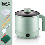 YRYE苏泊SUlPOR尔空气炸锅同款迷你小电饭锅智能饭煲家用小型多功能蒸煮一锅两用一体1一2人 绿手动款不粘锅可煎炒煮饭 1L