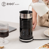 Zigo全自动打奶器电动打奶泡机拉花加热牛奶【家居馆】 黑色