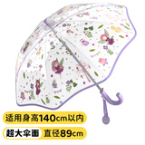 LITTLE BIG ROOM BY DJECO 雨伞儿童彩虹伞拱形手动亲子变色长柄透明女童男童机器人幼儿园 适合小学生【非DJECO】儿童精灵