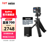 GOPRO HERO11 Black防抖运动相机 5.3K防水照相机 摩托骑行Vlog手持摄像机 假日自拍礼盒128G