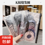 韩版橡皮筋黑色头绳无接缝发圈高弹力耐用发饰头饰发绳清新百搭 无接缝发圈【随机10个】opp袋