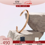 丹尼尔惠灵顿（DanielWellington）dw手镯 情侣款开口可调节经典简约时尚手环饰品 新年礼物送女友 玫瑰金【小号155mm】DW00400003