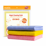 普乐姆德国百洁布细纤维抹布洗碗布不易沾油加厚吸水不掉毛清洁布 38cm×38cm加厚 柔韧型 1包/3片