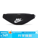 耐克（NIKE）男女腰包 单肩包斜挎包胸包休闲包DB0490-010 黑