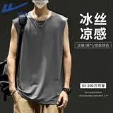 回力（Warrior）欧美风冰丝背心男夏薄款透气速干无袖t恤男学生篮球服运动汗衫YD