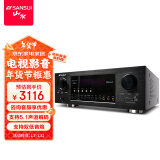 山水（SANSUI）DM-10A 家庭影院功放机 音响 音箱 5.1声道功放 大功率 支持智能蓝牙/USB 黑色 旗舰版