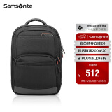 新秀丽（Samsonite）电脑包双肩包商务背包笔记本包休闲都市36B*09009黑色15英寸