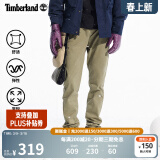 添柏岚（Timberland）官方男装长裤卡其裤户外休闲通勤弹性锥形|A2A49 A2A49590/卡塞尔绿色（32） 31