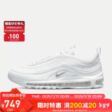 耐克男子休闲鞋AIR MAX 97运动鞋921826-101 白色 40.5 