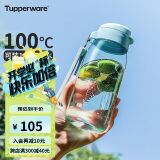 特百惠（Tupperware）乐趣550ML塑料杯 男女学生便携运动水杯子大容量双饮口 冰水蓝