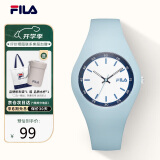 斐乐（FILA）女士手表男运动硅胶表带石英休闲学生手表 FLL38-777-006