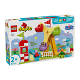 乐高（LEGO）积木拼装得宝10453 欢乐游乐场大颗粒积木桌儿童玩具生日礼物