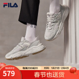 斐乐（FILA）跑步鞋老爹鞋男子跑步鞋MARSⅡ火星二代情侣款复古运动鞋休闲鞋 南极灰/雾灰-AN-F12M141116F 44