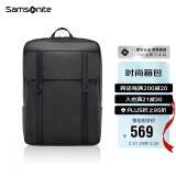 新秀丽（Samsonite）商务通勤双肩包电脑包16英寸男士背包大容量复古潮流精细分区TQ5