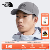 北面（The North Face）北面运动帽鸭舌帽中性款户外舒适遮阳25新品|4VSV SOU/深灰色 OS/均码/57.8cm