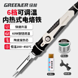 绿林（GREENER）恒温电烙铁家用套装电洛铁可调温电焊笔焊锡枪维修焊接神器工具