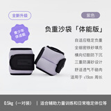 Keep 负重沙袋绑腿绑手腕跑步训练装备学生中考训练 紫色0.5kg*2