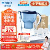 碧然德（BRITA） 过滤净水器 家用滤水壶 净水壶 海洋系列 3.5L蓝色 一壶六芯装 环保加固包装