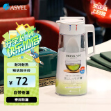 阿司倍鹭（ASVEL）家用冷水桶冷水壶带茶漏耐高温 塑料可冷冻凉水壶果汁泡茶壶 2.1L