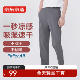 京东京造卫裤男休闲裤宽松运动裤子男百搭防晒夏季束脚 深灰色 L