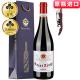 圣汀格法国红酒原装原瓶进口葡萄酒aoc干红葡萄酒整箱14.5度年货送礼 AOC级单支装配礼袋750ml*1