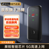 京东云【京东自主品牌】随身wifi无线移动wifi6流量卡4G路由器宽带无限流量2025款支持4g5g设备上网2024 5G疾速先锋 500M三网智能加速