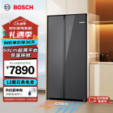 博世（BOSCH）【60cm超薄平嵌】512升对开门变频电冰箱双开门大容量家用 玻璃面板 抗菌除味 变温保鲜 一级能效 K1A98EA59C