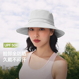 蕉下（beneunder）遮阳帽子女透气渔夫帽防晒帽钓鱼帽防泼水户外AS713浅炭灰