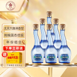 一担粮北京二锅头 大曲清香 清香型白酒 52度 470ml*6瓶整箱 年货送礼