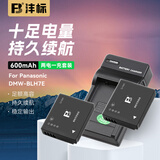 沣标（FB）DMW-BLH7E微单相机电池充电器松下LX10/DMC-GM5/GM1/GF7/GF8/GF9/GF10K/LX9/LX15/GX850 两电单充套装（USB单槽充）