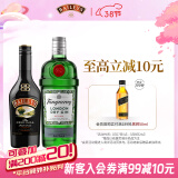 百利（Baileys）甜酒力娇酒原味500ml+添加利伦敦金酒750ml 调酒基酒