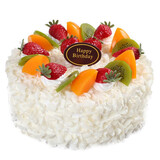 芙瑞多8英寸动物奶油果水生日蛋糕巧克力预定当日送达同城配送