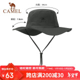 骆驼（CAMEL）渔夫帽男女夏季薄款大头围防晒遮阳太阳帽子大帽檐遮脸大沿帽