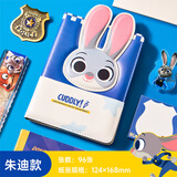 迪士尼（Disney）笔记本本子记事本学生高颜值手账本 加厚可爱有趣造型本 疯狂动物城周边兔子警官朱迪A75059-Z2