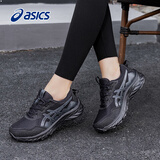 asics亚瑟士女鞋跑步鞋秋冬季越野跑鞋减震耐磨马拉松运动鞋子爱世克斯 黑色 37