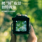 初照双反相机复古迷你学生数码照相机旅游校园口袋相机卡片机CCD  生日礼物送男女生