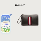 巴利(BALLY)男包皮革条纹手拿包手抓包信封包6302464 礼物