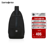 新秀丽（Samsonite）斜挎包精品男包男士单肩包时尚休闲大容量KL5*09005黑色