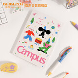 【全网低价】国誉(KOKUYO)Tyakasha塔卡沙联名B6便携手帐本子 女生礼物送礼 88页 米白 WSG-DB3MT32FR0