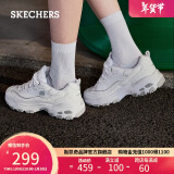 斯凯奇（Skechers）女鞋冬季保暖熊猫鞋复古老爹鞋厚底增高休闲运动鞋11959新年礼物