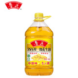 鲁花 食用油 5S 物理压榨 压榨一级 花生油4L （新老包装随机发放）