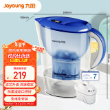 九阳（Joyoung）过滤净水器 家用滤水壶 净水壶 3.5L(蓝色）四重过滤 智能换芯提醒 B05E一壶7芯